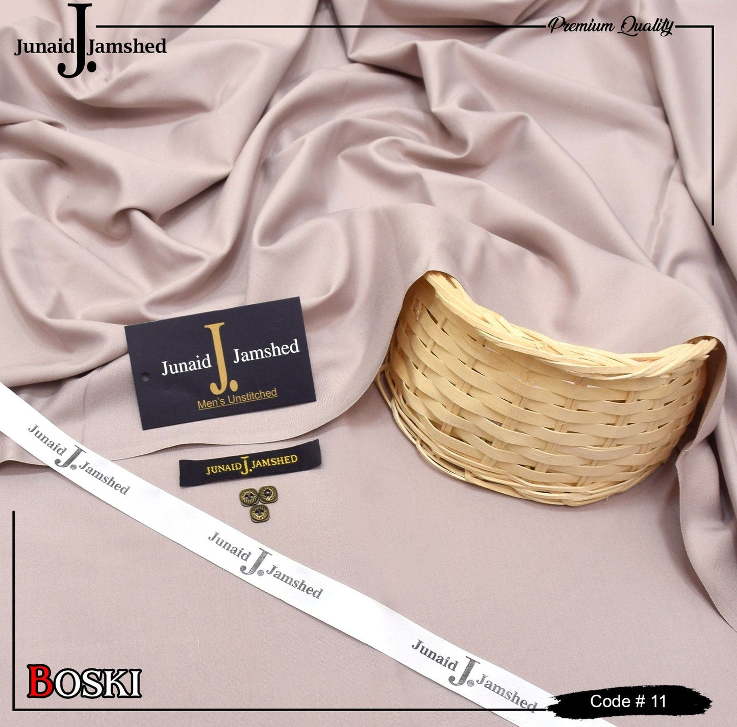 J. Junaid Jamshed wash and Wear Boski Pink