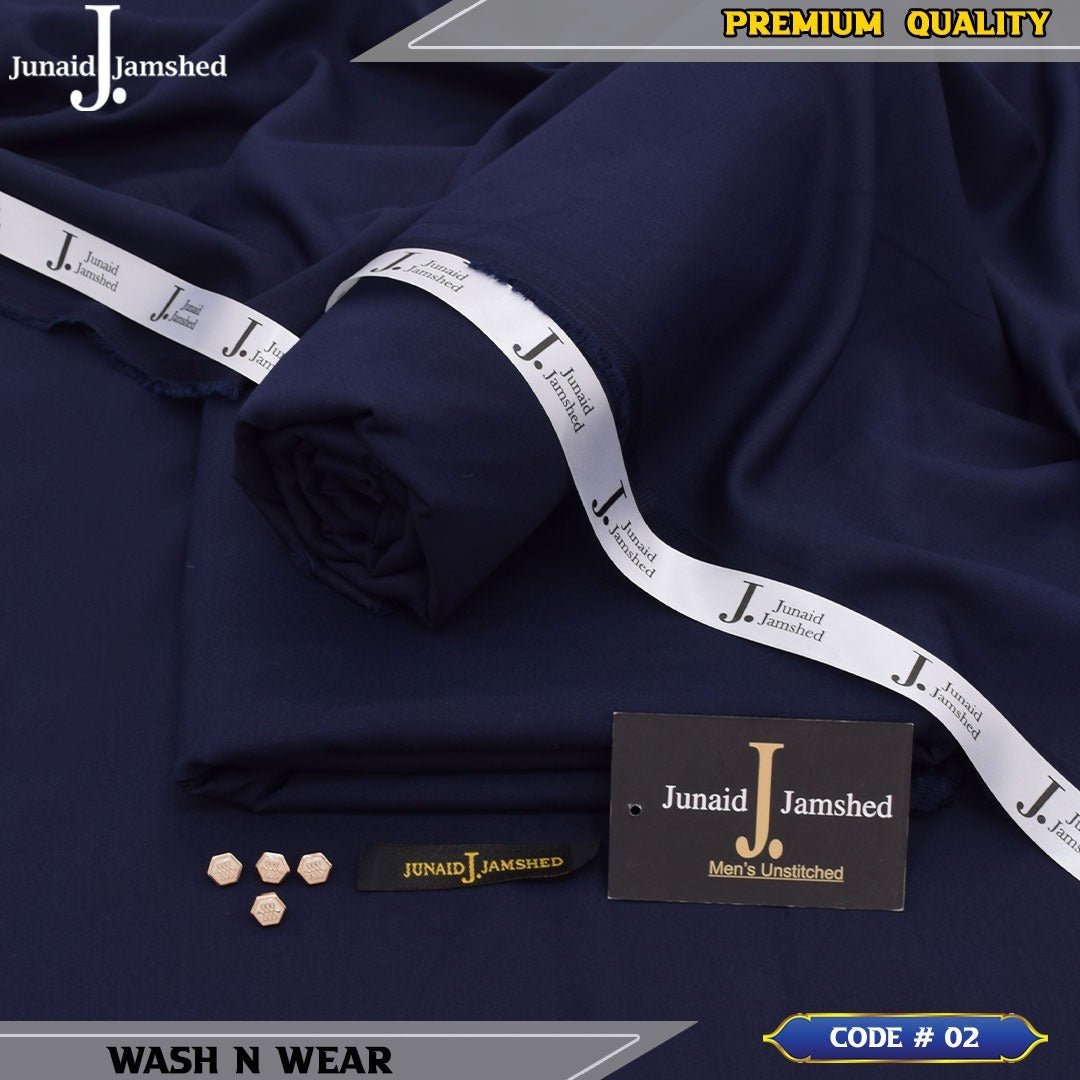 J. Junaid Jamshed wash and Wear japni Boski Navy blue