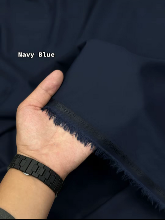 J. Junaid Jamshed wash and Wear PREMIUM NAVY BLUE