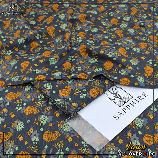 2pcs lawn Allover