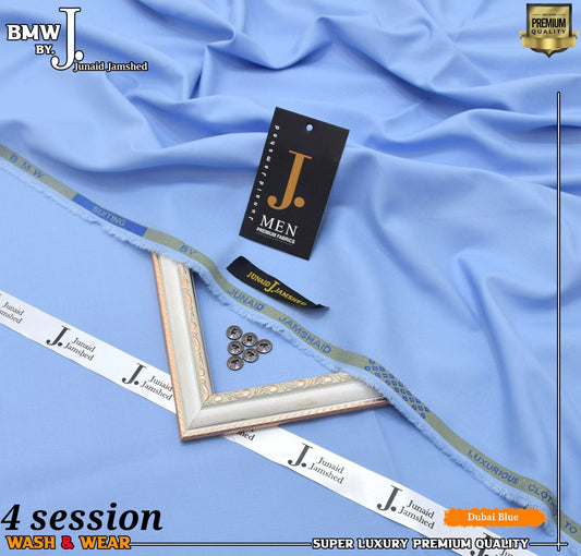 J. Junaid Jamshed wash and Wear Boski sky blue