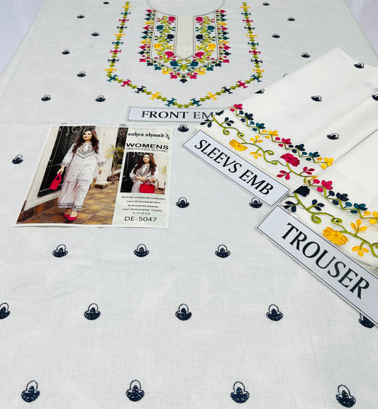 BRAND GHAZAL 2pcs EMB