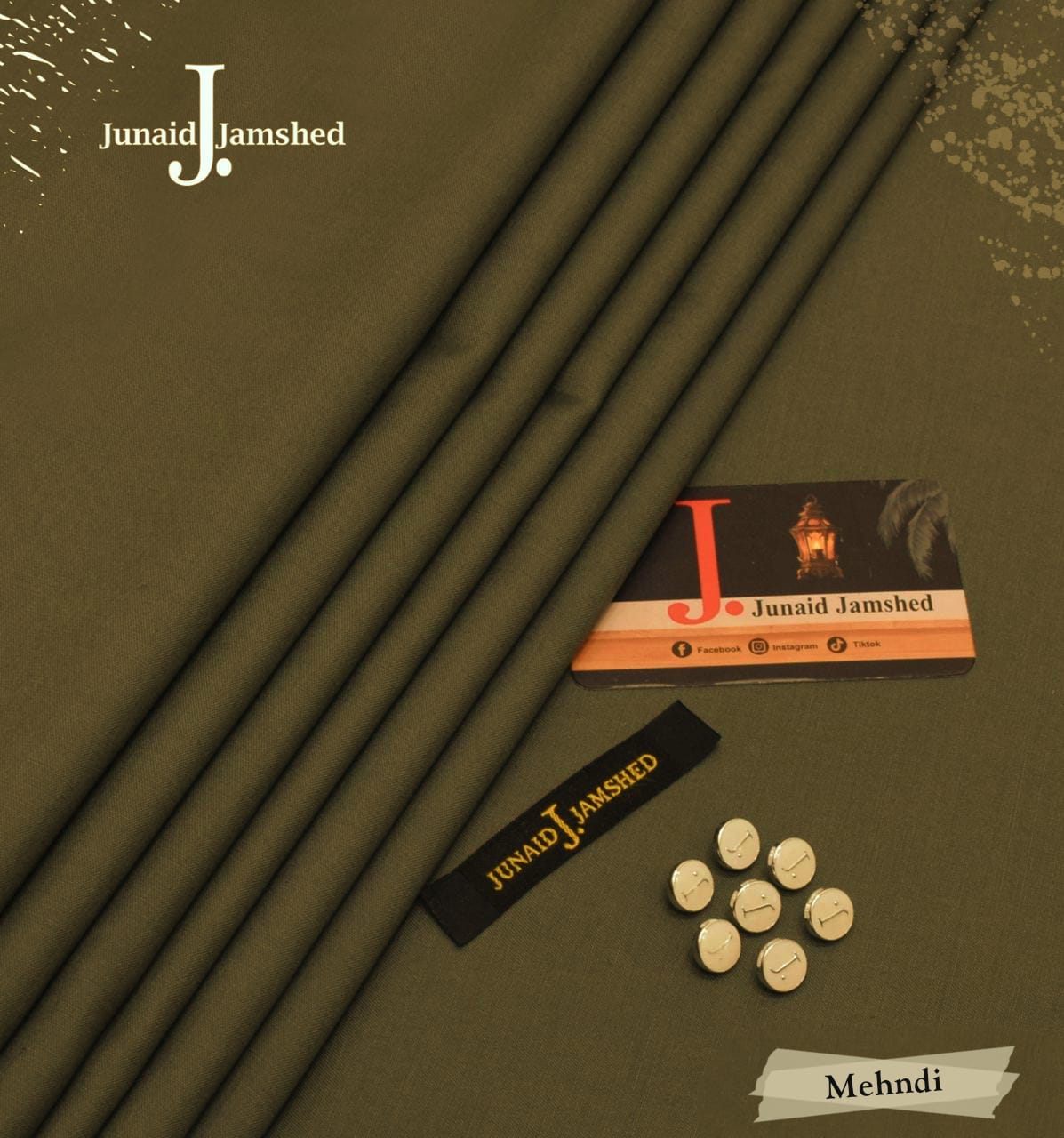 (J. Junaid Jamshed wash and Wear japni Boski light mehndi