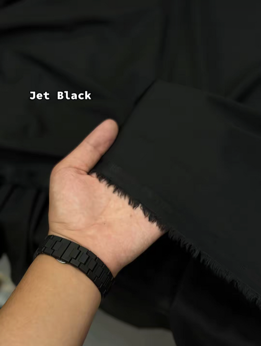 J. Junaid Jamshed wash and Wear PREMIUM Jet Black