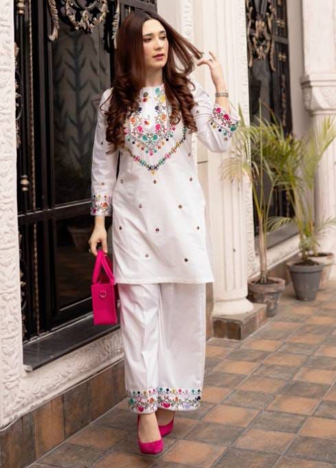 BRAND GHAZAL 2pcs EMB